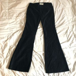 NWOT free people green velvet pants